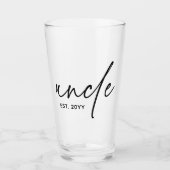 Onkel Establishment Elegant Typografy New Oncle Glas (Vorderseite)