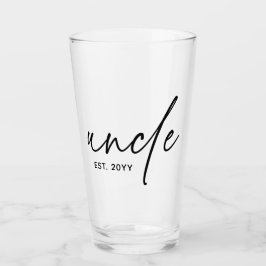 Onkel Establishment Elegant Typografy New Oncle Glas