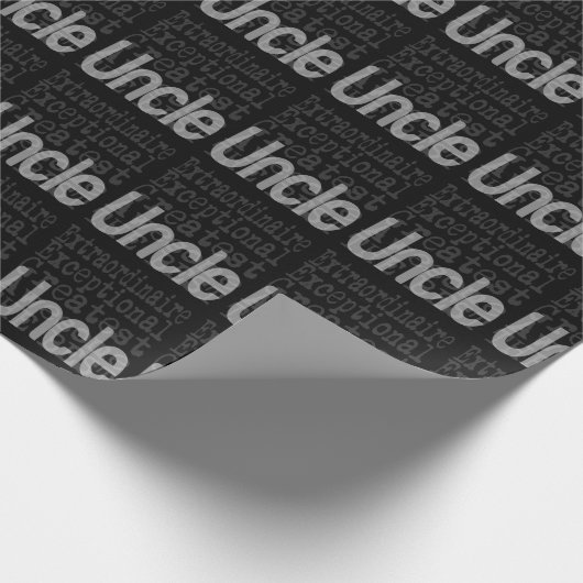 Onkel Extraordinaire Geschenkpapier (Ecke)
