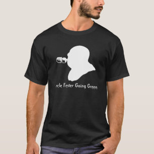 Onkel Fester von Addams Familien-gehendem Grün T-Shirt