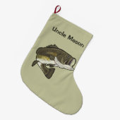 Onkel: Forellenbarsch Großer Weihnachtsstrumpf (Vorderansicht (hängend))