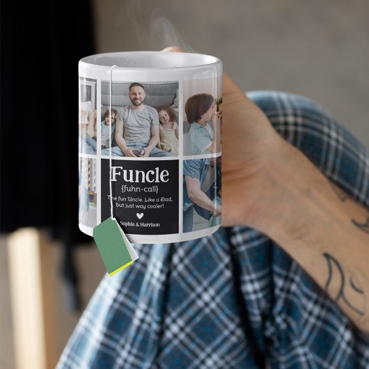 Onkel-Foto-Collage-Definition Cute Moderner Onkel  Kaffeetasse