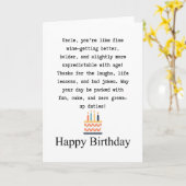 Onkel Geburtstag Karte (Gelbe Blume)