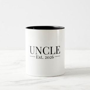 Onkel Gegründet 2026 Zweifarbige Tasse