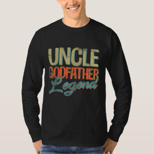 Onkel Godvater Legend Witziger Geschenke Vater T-Shirt