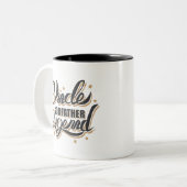 Onkel Godvater Legende Zweifarbige Tasse (Vorderseite Links)