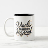 Onkel Godvater Legende Zweifarbige Tasse (Links)