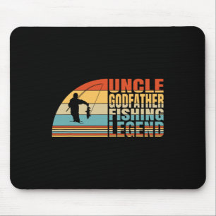 Onkel Godvater und Fischleder Mousepad