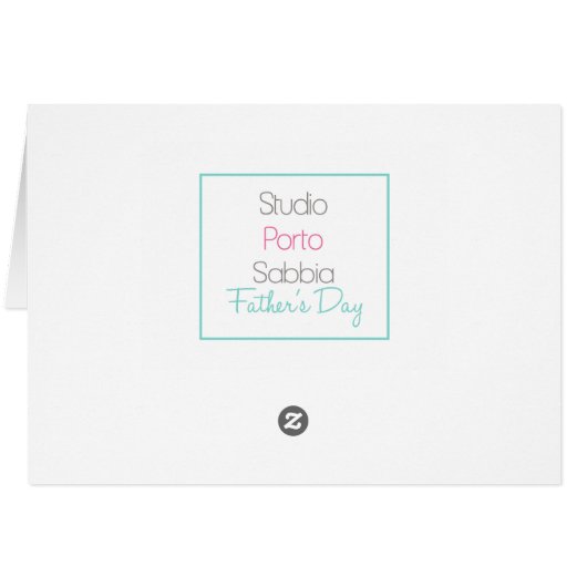 Onkel Happy Vatertag (Rückseite Horizontal)