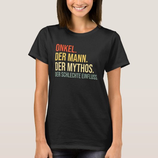 Onkel Idea Sprichwort Uncle T-Shirt (Vorderseite)