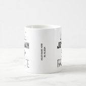 Onkel ist mein Lieblingslied im ersten Jahr Kaffeetasse (Mittel)