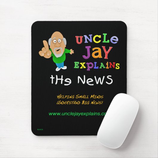 Onkel Jay Explains - vertikales Mousepad (Mit Mouse)