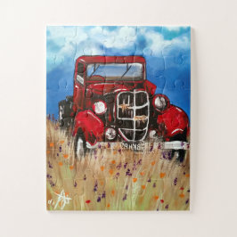 Onkel John's Truck Antique Old Work Bauer Rancher Puzzle
