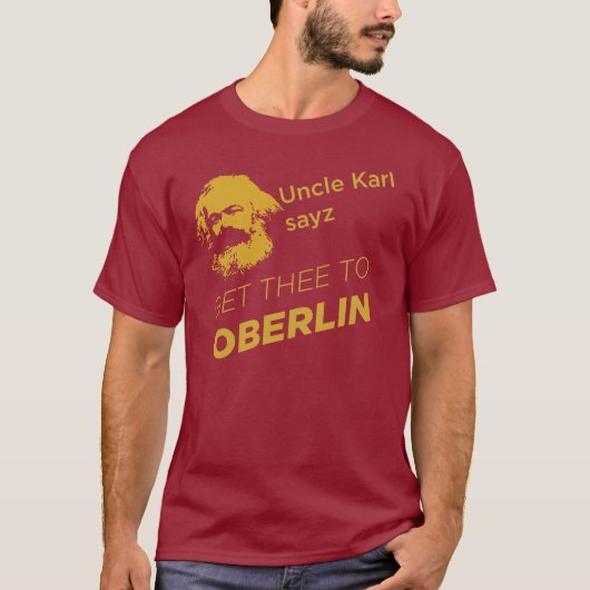 Onkel Karl sayz gelangen thee an Oberlin T-Shirt (Vorderseite)