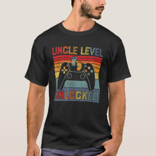Onkel Level Unlock Gamer Onkel Pregnancy T-Shirt