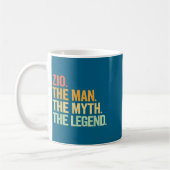 Onkel-Mann-Mythos-Legende-Retro-Design Kaffeetasse (Links)