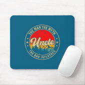 Onkel Mann Mythos Schlechter Einfluss Grafik Kunst Mousepad (Mit Mouse)