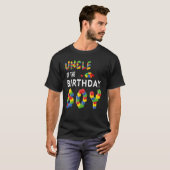 Onkel Master Builder Boy Gebäude blockiert Geburts T-Shirt (Vorne ganz)