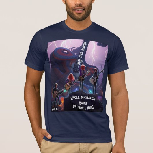 Onkel Michael's Band der fehlgeleiteten Kinder T-Shirt (Vorderseite)