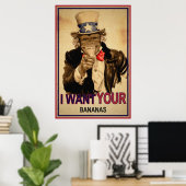 Onkel Monkey Poster (Heimbüro)