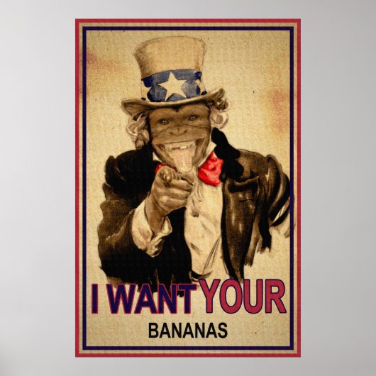 Onkel Monkey Poster (Vorne)