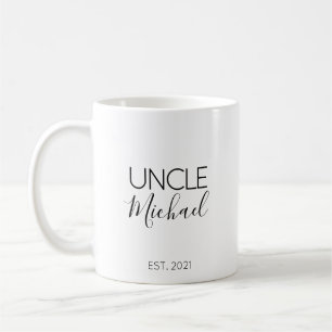 Onkel Name Schwangerschafts-Ankündigung Geschenk K Kaffeetasse