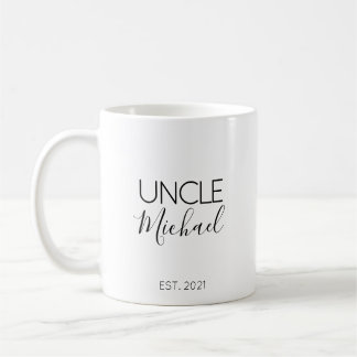 Onkel Name Schwangerschafts-Ankündigung Geschenk K Kaffeetasse