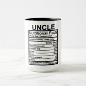Onkel Nutritional Facts Tasse (Zentrum)