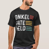 Onkel Pate, Patenonkel Patenkind Neffe Nichte T-Shirt (Vorderseite)