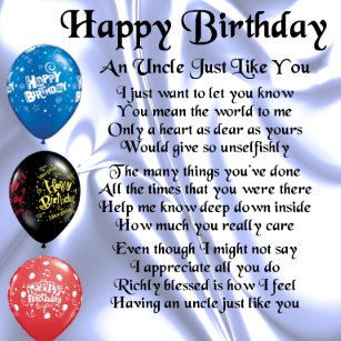 Geburtstag Onkel Geschenke Zazzle De