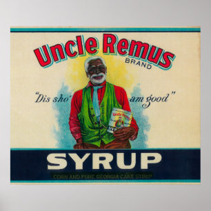 Onkel Remus Syrup LabelCairo, GA Poster