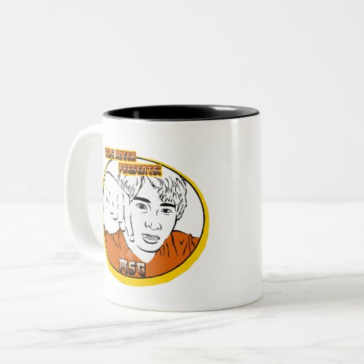 Onkel Roger Youtube Comedian MSG Zweifarbige Tasse (Vorderseite Links)