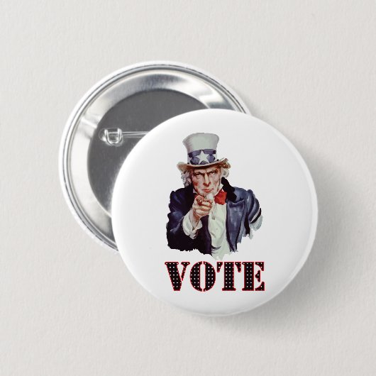 Onkel-Sam---Abstimmung Button (Vorne & Hinten)