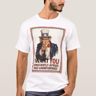 Onkel Sam Anti-Propaganda-Shirt T-Shirt