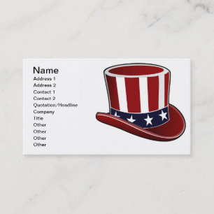 Onkel Sam braucht $$ Visitenkarte