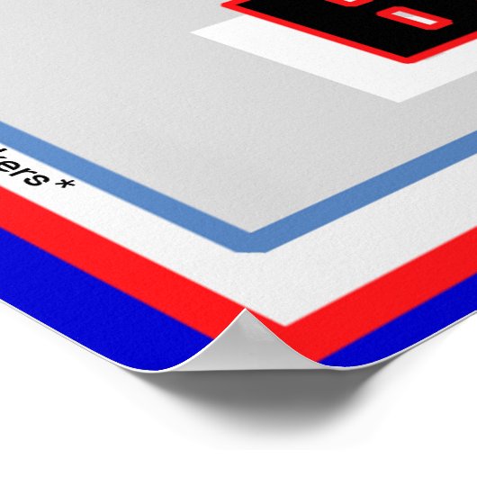 Onkel Sam Bullying Poster: "Ich woll dir, aufzuhör Poster (Ecke)