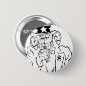 Onkel Sam Button (Vorne & Hinten)