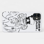 Onkel Sam Case-Mate iPhone Hülle (Rückseite (Horizontal))