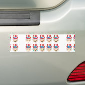 Onkel sam Emoji Autoaufkleber (Auf Auto)