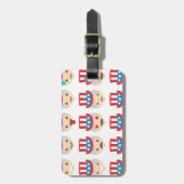 Onkel sam Emoji Gepäckanhänger (Vorderseite vertikal)