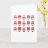 Onkel sam Emoji Karte (Gelbe Blume)