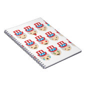 Onkel sam Emoji Notizblock (Rechte Seite)