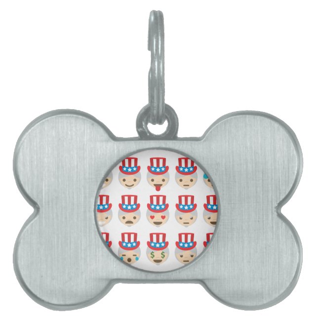 Onkel sam Emoji Tiermarke (Vorderseite)
