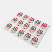 Onkel sam emoji Türmatte (Schrägansicht)