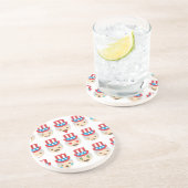 Onkel sam Emoji Untersetzer (Seite)