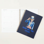 Onkel Sam Frohes 4. Juli Patriotisch Planer (Anzeige)