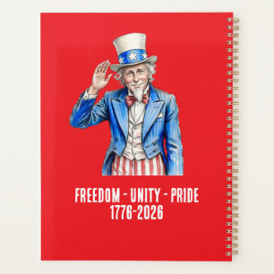 Onkel Sam Frohes 4. Juli Patriotisch Planer