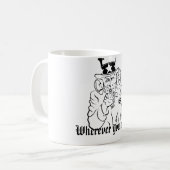 Onkel SAM hört zu Kaffeetasse (Vorderseite Links)