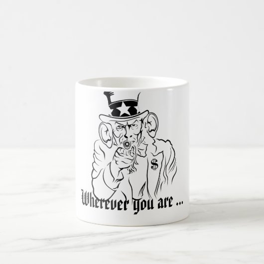Onkel SAM hört zu Kaffeetasse (Mittel)