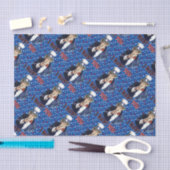 Onkel Sam, ich Wollte dich mit US Flagge Seidenpapier (Handwerk)